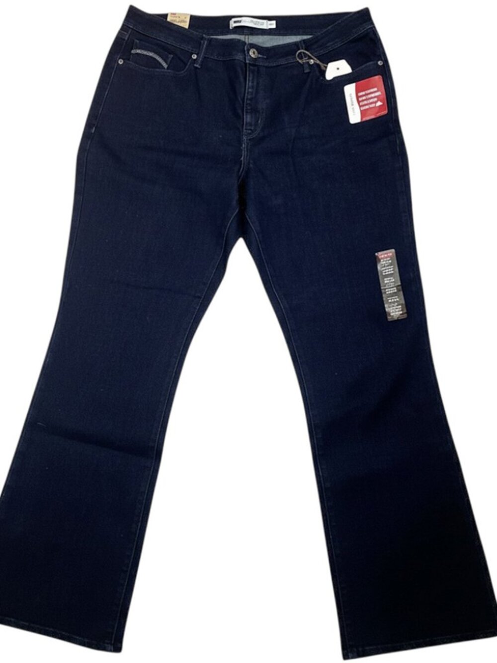 Levi's 512 Perfectly Shaping Dark Wash Bootcut Jeans NWT 20W